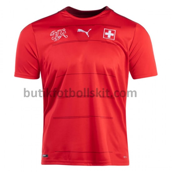 Schweiz Hemma Matchtröja 2021/22 Kortärmad