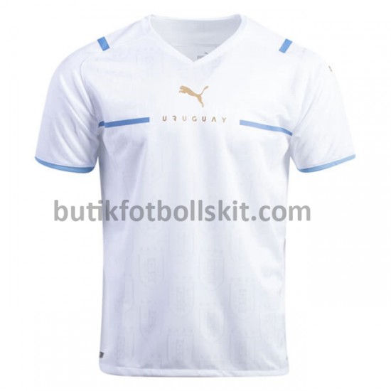 Uruguay Borta Matchtröja 2021/22 Kortärmad
