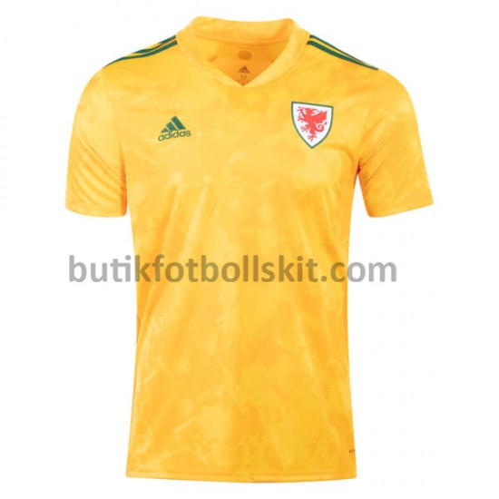 Wales Borta Matchtröja EM 2020 Kortärmad