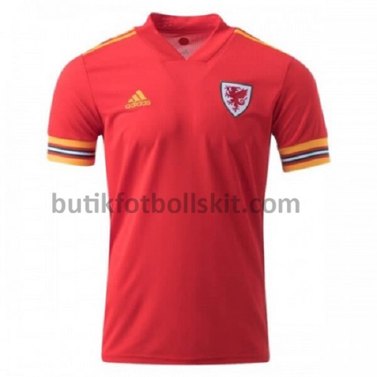 Wales Hemma Matchtröja EM 2020 Kortärmad