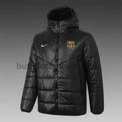 FC Barcelona Dunjackor Herr Gold Svart