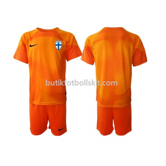 Finland Målvakt Barn Hemma Matchtröja 2022/23 Kortärmad