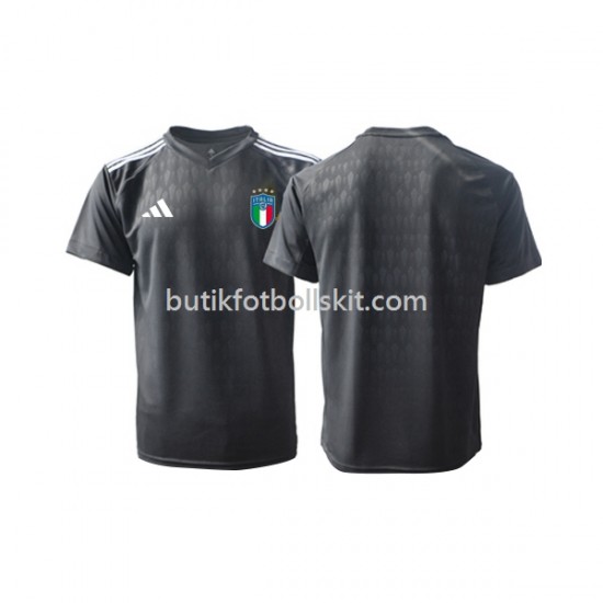 Italien Målvakt Män Borta Matchtröja 2023 Kortärmad