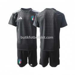 Italien Målvakt Barn Borta Matchtröja 2023 Kortärmad