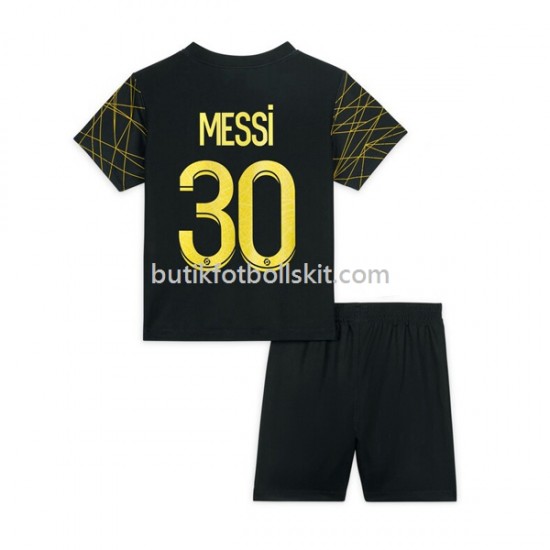 Paris Saint-Germain Lionel Messi 30 Barn Fjärdes Matchtröja 2022/23 Kortärmad
