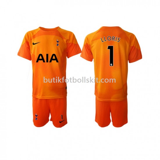 Tottenham Hotspur Hugo Lloris 1 Målvakt Barn Tredje Matchtröja 2022/23 Kortärmad
