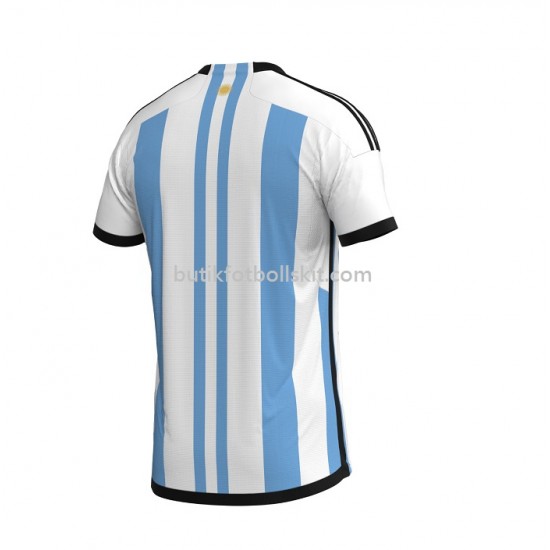 Argentina Hemma Matchtröja World Cup 2022 Kortärmad