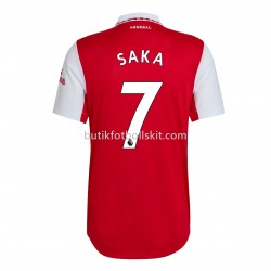Arsenal Saka 7 Hemma Matchtröja 2022/23 Kortärmad