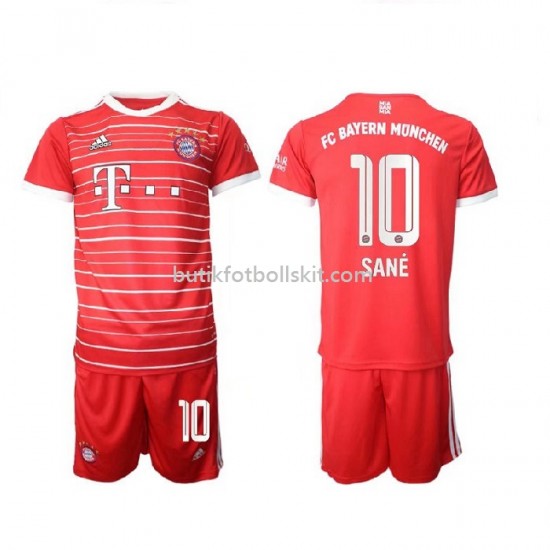 Bayern München Sane 10 Barn Hemma Matchtröja 2022/23 Kortärmad