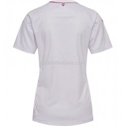 Danmark Kvinnor Borta Matchtröja 2022 Kortärmad