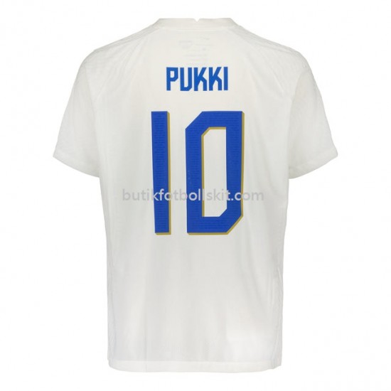 Finland PUKKI 10 Hemma Matchtröja 2022 Kortärmad