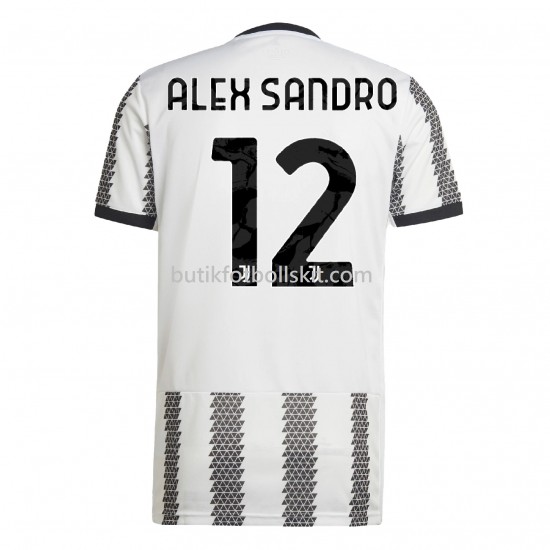 Juventus Alex Sandro 12 Hemma Matchtröja 2022/23 Kortärmad