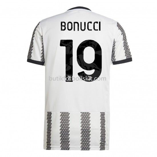 Juventus Bonucci 19 Hemma Matchtröja 2022/23 Kortärmad