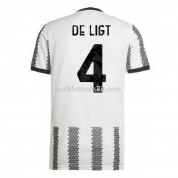 Juventus De Ligt 4 Hemma Matchtröja 2022/23 Kortärmad