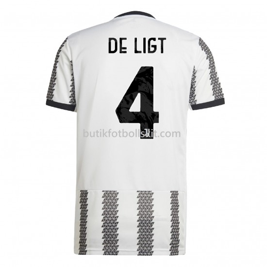 Juventus De Ligt 4 Hemma Matchtröja 2022/23 Kortärmad