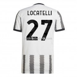 Juventus Locatelli 27 Hemma Matchtröja 2022/23 Kortärmad
