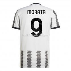 Juventus Morata 9 Hemma Matchtröja 2022/23 Kortärmad