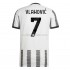 Juventus Vlahovic 7 Hemma Matchtröja 2022/23 Kortärmad