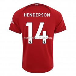 Liverpool Henderson 14 Hemma Matchtröja 2022/23 Kortärmad