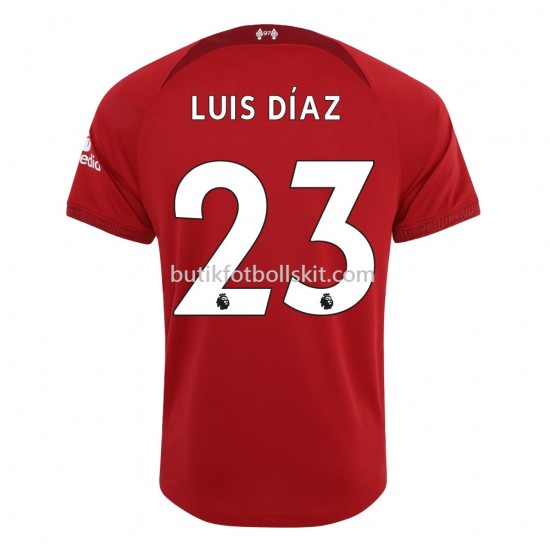 Liverpool Diaz 23 Hemma Matchtröja 2022/23 Kortärmad