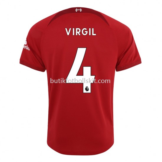 Liverpool Virgil 4 Hemma Matchtröja 2022/23 Kortärmad