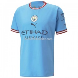 Manchester City Hemma Matchtröja 2022/23 Kortärmad