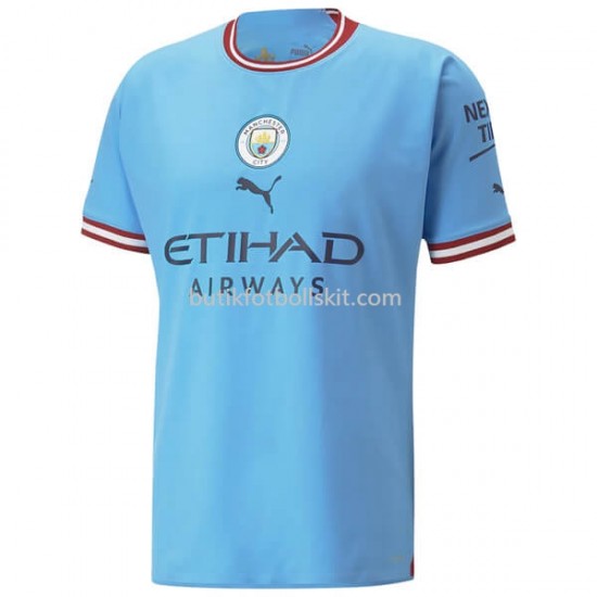 Manchester City Hemma Matchtröja 2022/23 Kortärmad