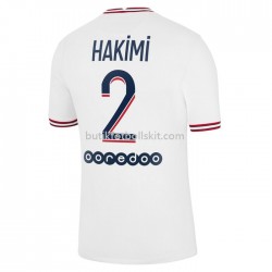 Paris Saint-Germain Hakimi 2 Fjärde Matchtröja 2021-2022 Kortärmad