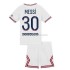 Paris Saint-Germain Lionel Messi 30 Barn Fjärde Matchtröja 2021-2022 Kortärmad