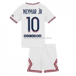 Paris Saint-Germain Neymar Jr 10 Barn Fjärde Matchtröja 2021-2022 Kortärmad