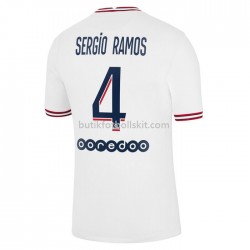 Paris Saint-Germain Sergio Ramos 4 Fjärde Matchtröja 2021-2022 Kortärmad