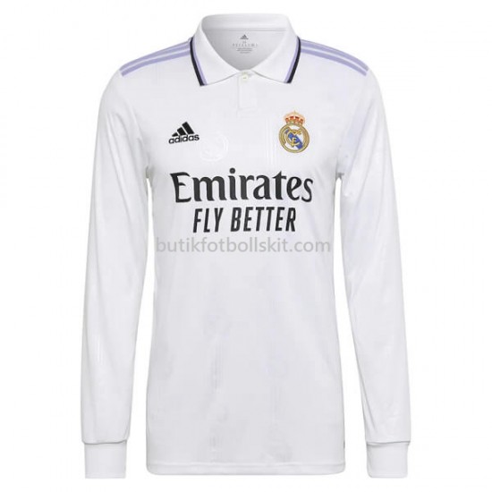 Real Madrid Hemma Matchtröja 2022/23 Långärmad
