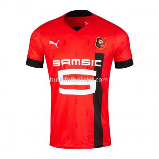 Stade Rennais Hemma Matchtröja 2022/23 Kortärmad