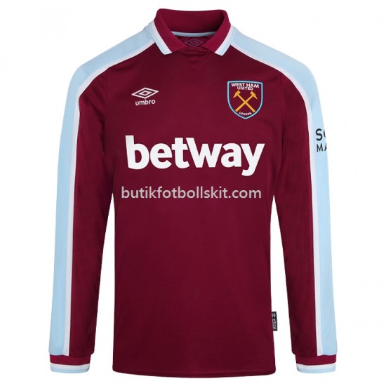 West Ham United Hemma Matchtröja 2021-2022 Långärmad