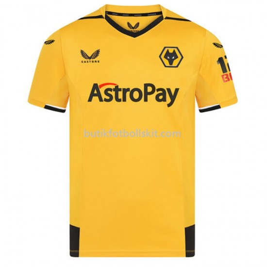 Wolverhampton Wanderers Hemma Matchtröja 2022/23 Kortärmad