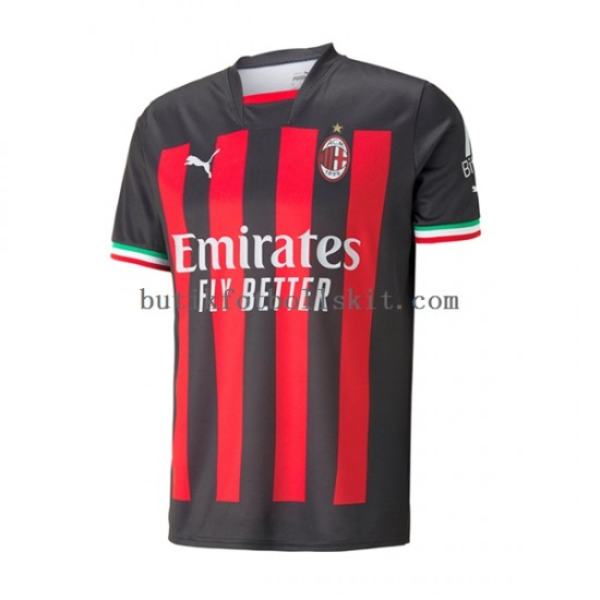 AC Milan Män Hemma Matchtröja 2022/23 Kortärmad
