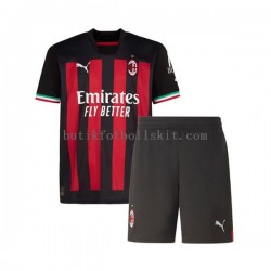 AC Milan Barn Hemma Matchtröja 2022/23 Kortärmad