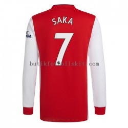 Arsenal Bukayo Saka 7 Män Hemma Matchtröja 2022/23 Långärmad