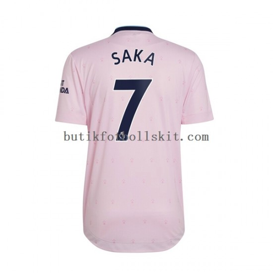 Arsenal Saka 7 Män Tredje Matchtröja 2022/23 Kortärmad
