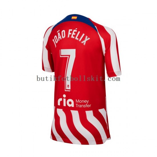 Atlético Madrid Joao Felix 7 Män Hemma Matchtröja 2022/23 Kortärmad