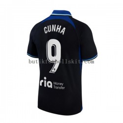 Atlético Madrid Matheus Cunha 9 Män Borta Matchtröja 2022/23 Kortärmad