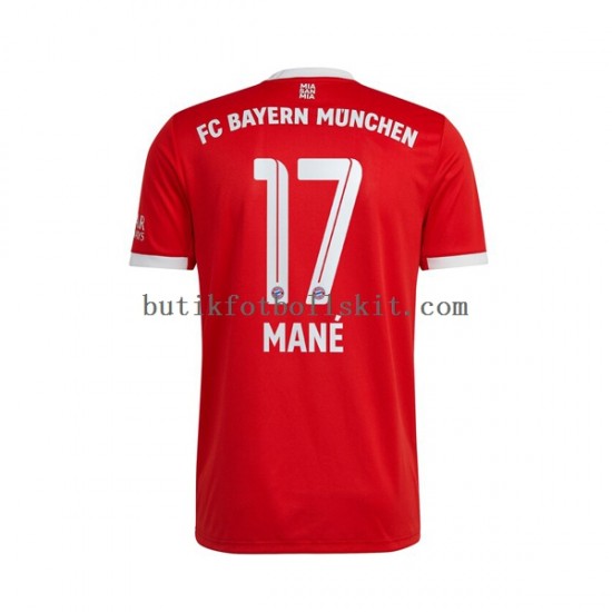 FC Bayern München Sadio Mane 17 Män Hemma Matchtröja 2022/23 Kortärmad