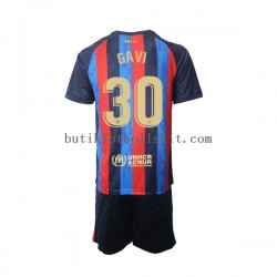 FC Barcelona Gavi 30 Barn Hemma Matchtröja 2022/23 Kortärmad