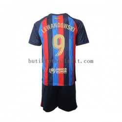FC Barcelona Robert Lewandowski 9 Barn Hemma Matchtröja 2022/23 Kortärmad