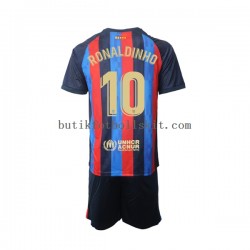 FC Barcelona Ronaldinho 10 Barn Hemma Matchtröja 2022/23 Kortärmad