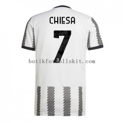 Juventus Chiesa 7 Män Hemma Matchtröja 2022/23 Kortärmad