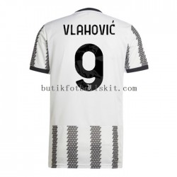 Juventus Vlahovic 9 Män Hemma Matchtröja 2022/23 Kortärmad