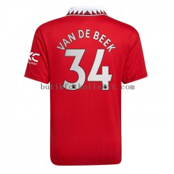 Manchester United Donny van de Beek 34 Män Hemma Matchtröja 2022/23 Kortärmad