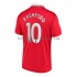Manchester United Rashford 10 Män Hemma Matchtröja 2022/23 Kortärmad