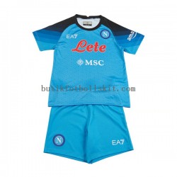 SSC Napoli Barn Hemma Matchtröja 2022/23 Kortärmad
